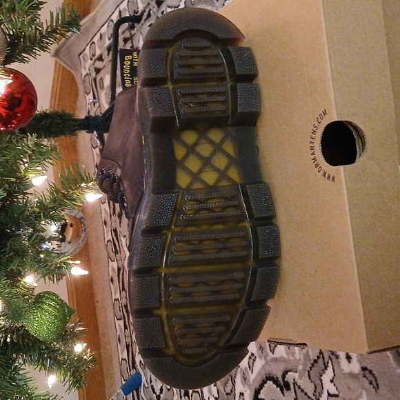 Dr Martens Combs Leather Black Size 7m/8w - Picture 9 of 13